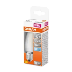 OSRAM Classic LED-pære E27 4W 4 000 K matt| E27 Pærer