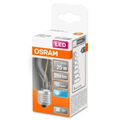 OSRAM Classic P LED-pære E27 2,5 W 4 000 K klar Outlet