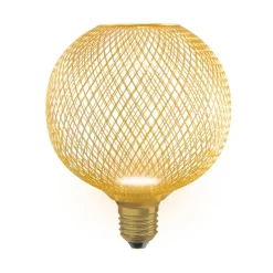 OSRAM Decor LED Flat Globe E27 3,5W gull 2 700K metall| E27 Pærer