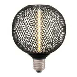 OSRAM Decor LED Straw Filament Globe E27 3,5W svart 1800K| E27 Pærer