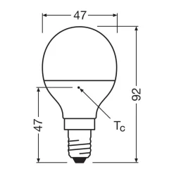 OSRAM LED Relax/Active/Sleep drops E14 4,9W matt 827/840| E14 Pærer
