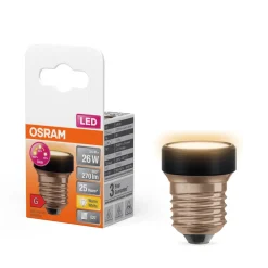OSRAM LED Star Flat E27 3,5W 2 700K dimbar utskiftbar ring