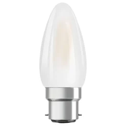 OSRAM LED stearinlys B22d Classic 827 4W matt New