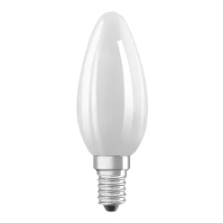 OSRAM LED stearinlys matt E14 2,2W 2700K 470lm 2-pk| E14 Pærer