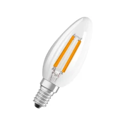 OSRAM LED stearinlysfilament E14 2,2W 827 energiklasse A 3-pakning| Filament Pærer|Filament Pærer