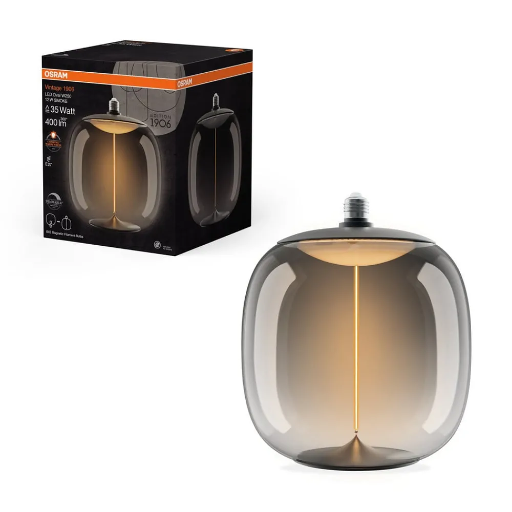 OSRAM LED Vintage Big Oval E27 12W 818 Filament E27 dimbar| E27 Pærer