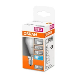 OSRAM LED-dråpepære E14 4,9 W 840 Star matt