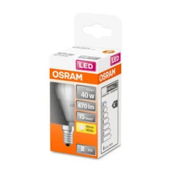 OSRAM LED-dråpepære E14 4,9W 827 Star, matt