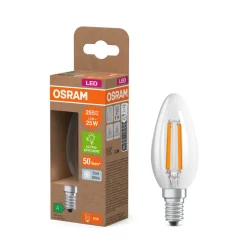 OSRAM LED-filamentpære E14 1,2W 4000K 255lm New