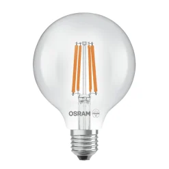 OSRAM LED-filamentpære Globe G95 E27 5W Filament 4,000K| E27 Pærer|Filament Pærer