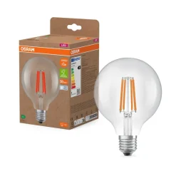 OSRAM LED-filamentpære Globe G95 E27 5W Filament 4,000K| E27 Pærer|Filament Pærer