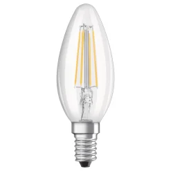 OSRAM LED-mignonpære E14 4W Classic B 4°000 K klar| E14 Pærer