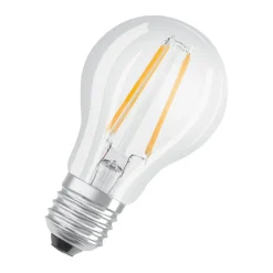 OSRAM LED-pære E27 base CL A 7W 4 000K klar 5er