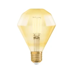OSRAM LED-pære E27 4W Vintage Diamond 824 gull New