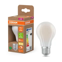 OSRAM LED-pære matt E27 3,8W 2700K 806lm dimbar Outlet