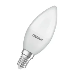 OSRAM LED-pære opal E14 4,9W 827 3-pakning| E14 Pærer