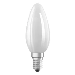 OSRAM LED-pære stearinlys matt E14 2,2W 4000K 470lm| E14 Pærer