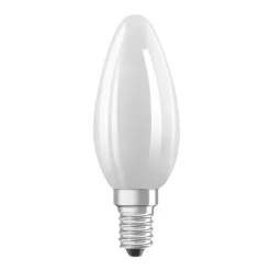 OSRAM LED-pære stearinlys matt E14 3,8W 2700K 806lm Outlet