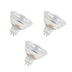 OSRAM LED-reflektor GU5.3 sett med 3 stk., 6,5 W, 12 V, 2700 K, 36°| Gu5.3 / Mr16 Pærer|Led-Pærer