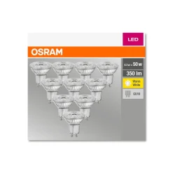 OSRAM LED-reflektor GU10 4,3W 2700 K 350lm 10er Outlet