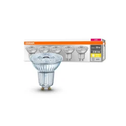 OSRAM LED-reflektor GU10 2,6W 2700 K 230lm 36° 5er| Gu10 Pærer|Led-Pærer