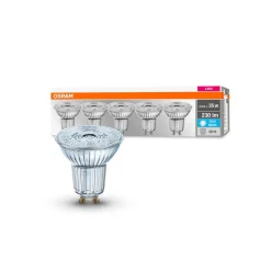 OSRAM LED-reflektor GU10 2,6W 4000 K 230lm 36° 5er| Gu10 Pærer