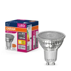 OSRAM LED-reflektorpære GU10 6,9W 60° 830 klar| Led-Pærer