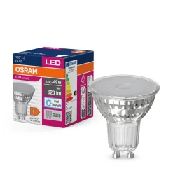 OSRAM LED-reflektorpære GU10 6,9W 120° 865 klar| Gu10 Pærer
