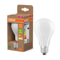 OSRAM tradisjonell LED-pære E27 11,6W matt 2 700K 2452lm| E27 Pærer|Led-Pærer