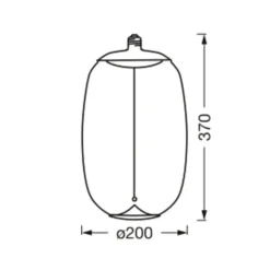 OSRAM Vintage 1906 Big Elipse Oval, ravgult E27 827 glødetråd Sale
