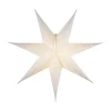 STAR TRADING Papirstjerne Decorus uten belysning hvit/sølv| Julebelysning|Dekorasjonsbelysning
