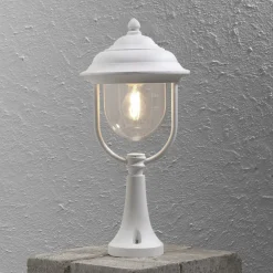 Konstsmide Parma sokkellampe, hvit| Sokkellamper