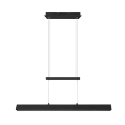 Reality Leuchten Paros LED-hengelampe med switch-dimmer svart| Pendellamper