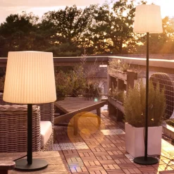 Paul Neuhaus bordlampe Falter, IP65, høyde 60 cm| Dekorasjonsbelysning|Bordlamper