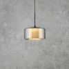 Paul Neuhaus LED-hengelampe Rika, Ø 15 cm, glass, dimbar Outlet