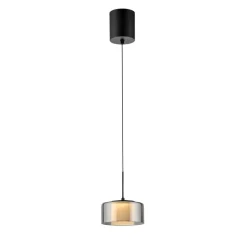 Paul Neuhaus LED-hengelampe Rika, Ø 15 cm, glass, dimbar Outlet