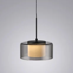Paul Neuhaus LED-hengelampe Rika, Ø 15 cm, glass, dimbar Outlet