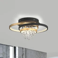 Paul Neuhaus LED-taklampe Rotazo, glass, CCT, dimbar| Led-Innendørs|Taklamper