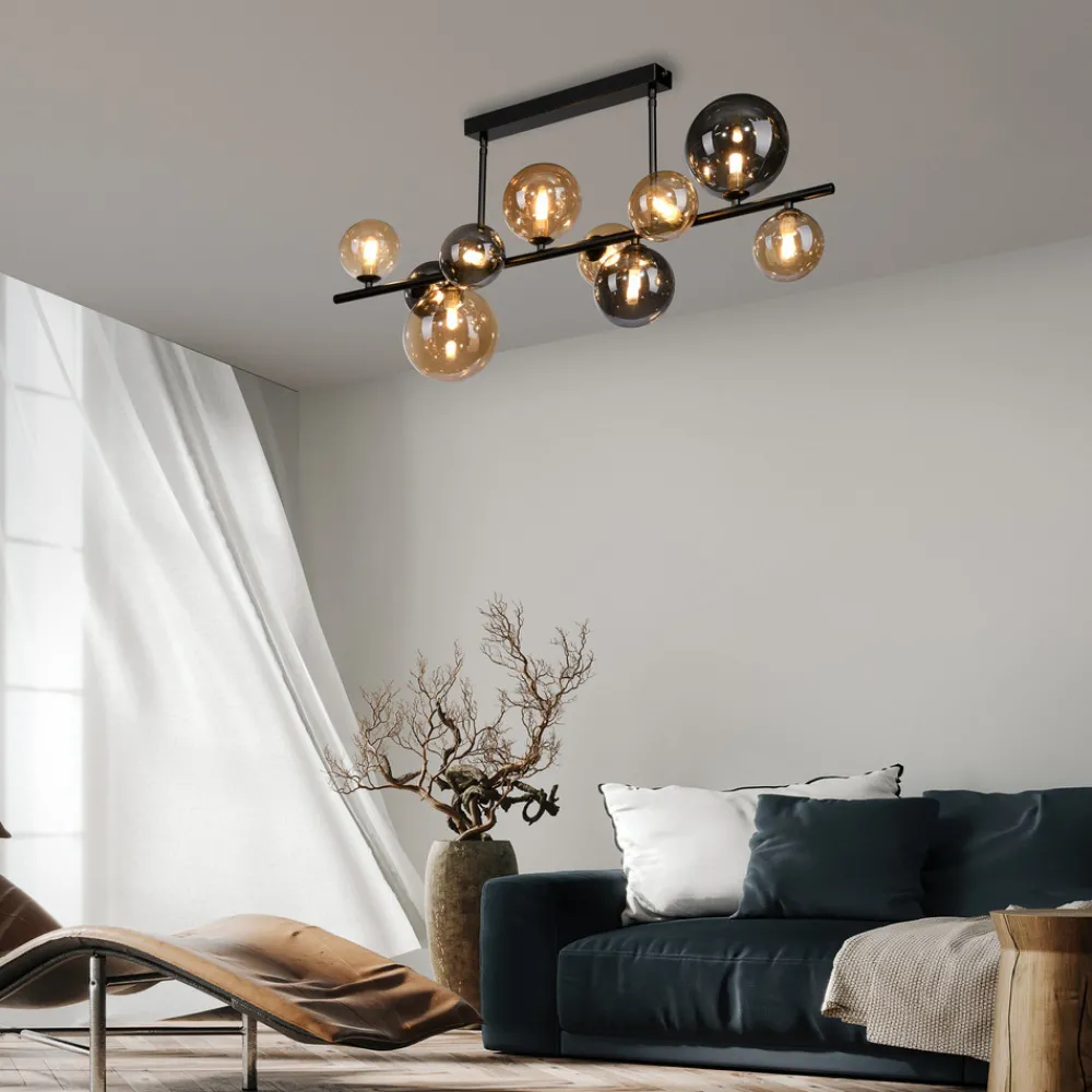 Paul Neuhaus Popsicle taklampe, glass, 85 cm lang, G9 Discount