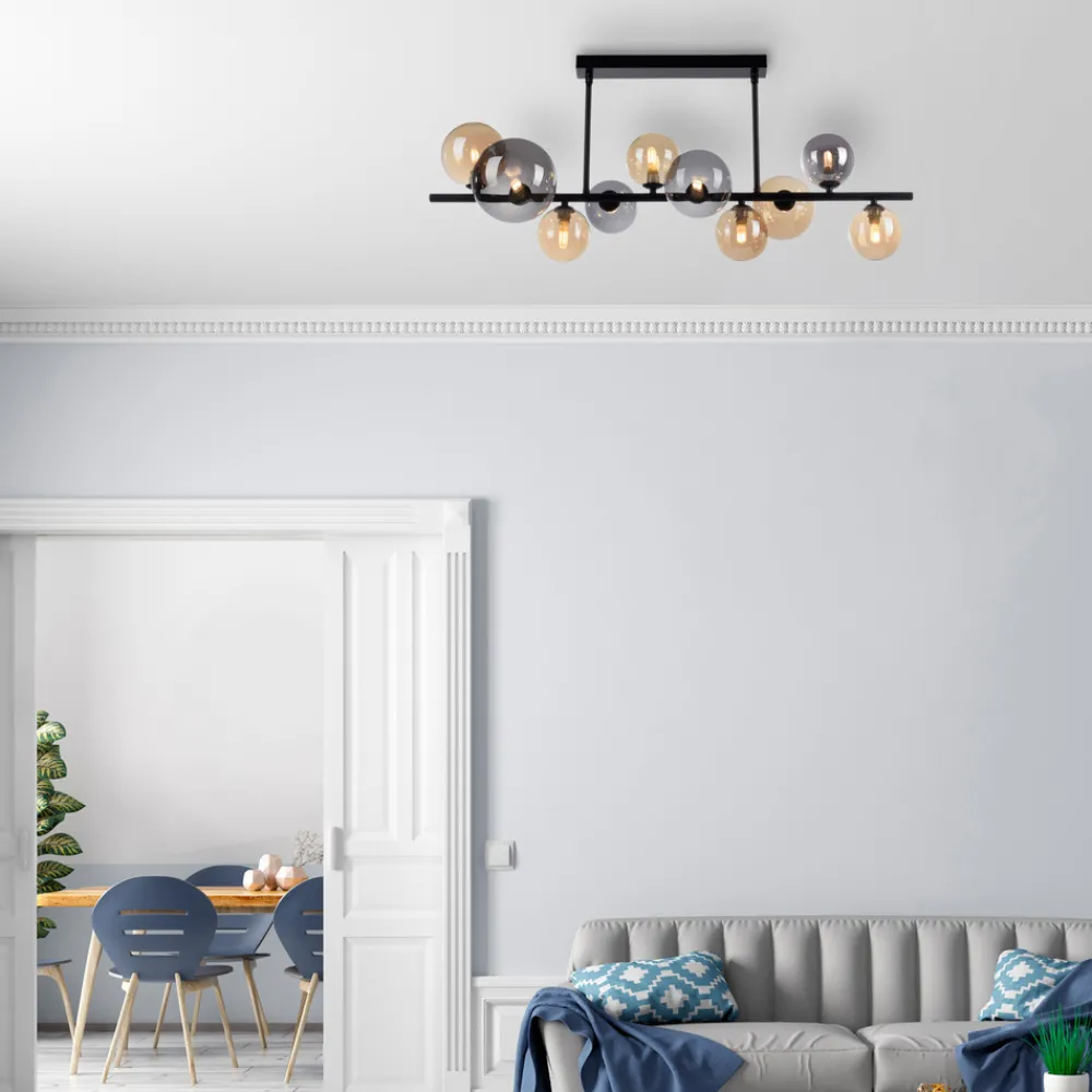 Paul Neuhaus Popsicle taklampe, glass, 85 cm lang, G9 Discount