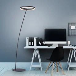 Paul Neuhaus Titus LED-gulvlampe antrasitt dimmer Sale