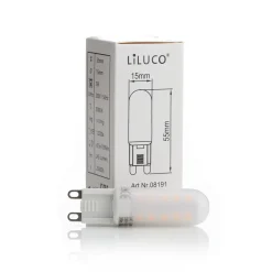 Paul Neuhaus Tyra bordlampe, glass, Ø 10 cm, dimbar, G9