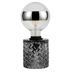 Pauleen Crystal Smoke bordlampe med glass-sokkel| Bordlamper