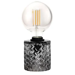 Pauleen Crystal Smoke bordlampe med glass-sokkel| Bordlamper