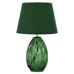 Pauleen Crystal Velvet bordlampe med glassfot Hot