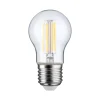 Pauleen LED-dråpepære, glødetråd, E27, 6,5 W, klar, 2 700 K| Filament Pærer|Filament Pærer