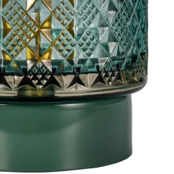 Pauleen Modern Glamour E14-LED turkis metallfot| Dekorasjonsbelysning