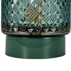 Pauleen Modern Glamour E14-LED turkis metallfot| Dekorasjonsbelysning