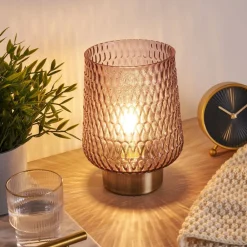 Pauleen Sparkling Glamour batteri grå/messing| Dekorasjonsbelysning|Bordlamper