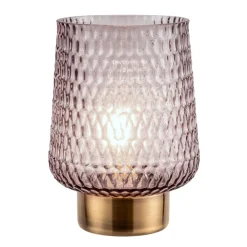 Pauleen Sparkling Glamour batteri grå/messing| Dekorasjonsbelysning|Bordlamper